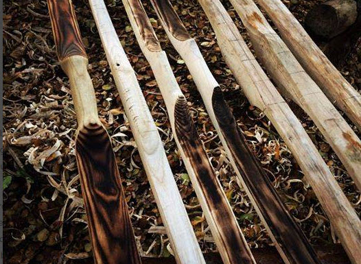 Bow Making Bushcraft weekends in sussex